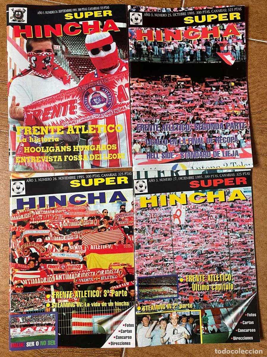 Sports collectibles: Lote Revistas Super Hincha historia Frente Atl&eacute;tico de Madrid.