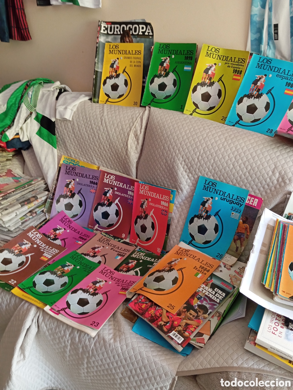 Sports collectibles: Colecci&oacute;n mundiales y eurocopas. Impresionante lote premium