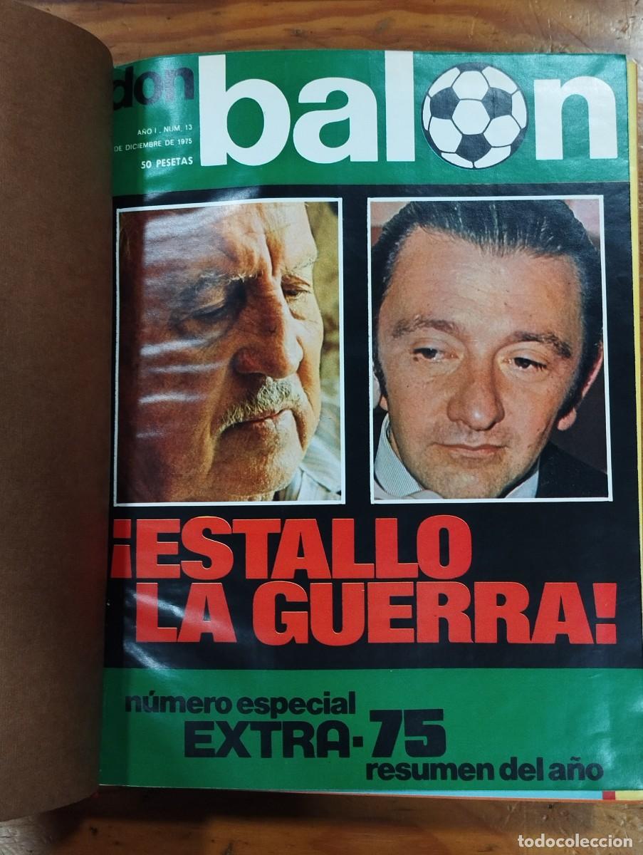 Sports collectibles: REVISTA DON BAL&Oacute;N ENCUADERNADA DEL NUMERO 13 AL 24.