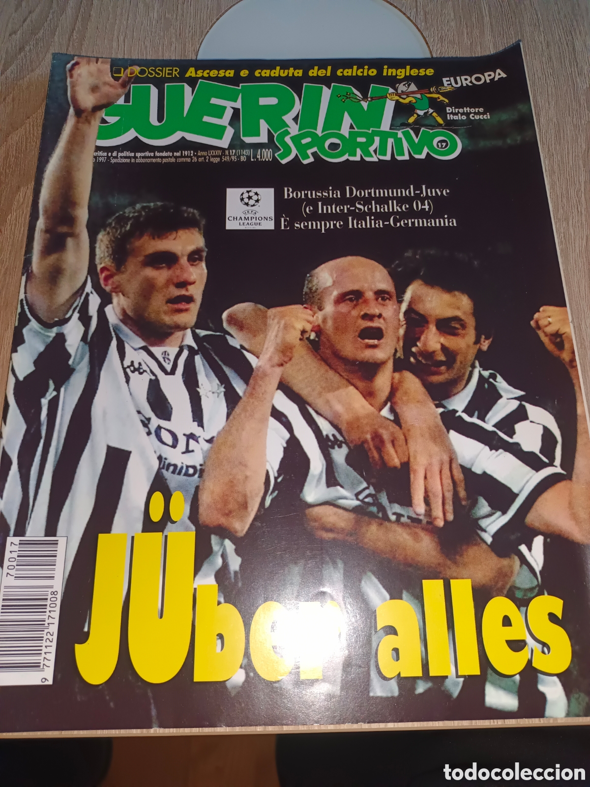 Collezionismo sportivo: REVISTA FUTBOL ITALIA GUERIN SPORTIVO.N&deg;17. 1997. 100 PAGINAS. EXCELENTE ESTADO