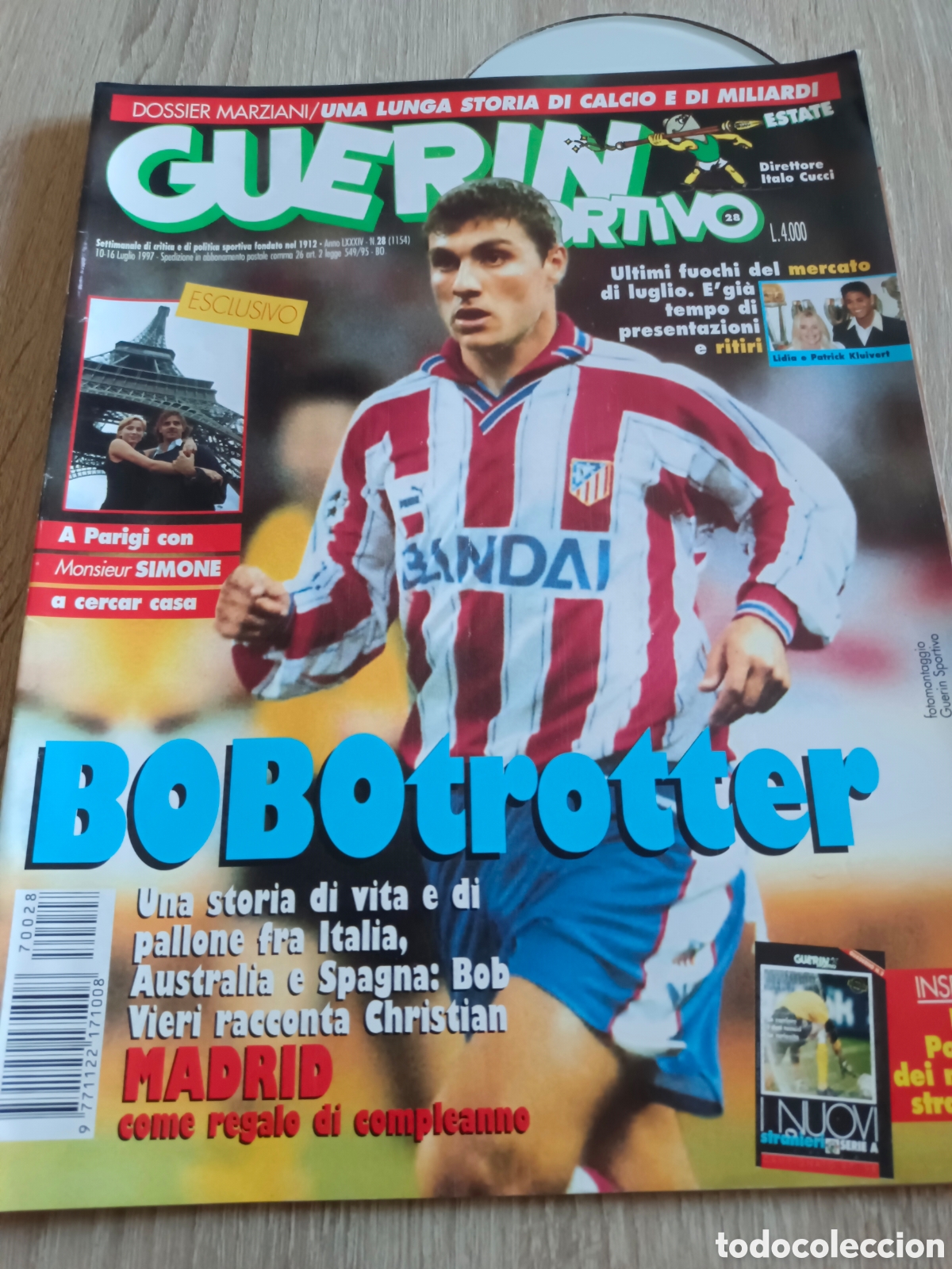 Collezionismo sportivo: REVISTA FUTBOL ITALIA GUERIN SPORTIVO.N&deg;28. 1997. 84 PAGINAS. EXCELENTE ESTADO