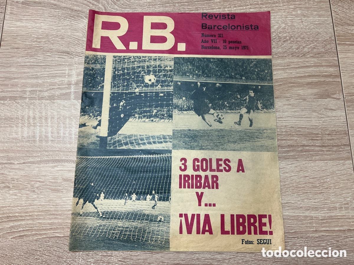 Collectionnisme sportif: REVISTA R.B N&ordm; 321 ( MAYO 1971 ) CD MALAGA CAMPEON FC BARCELONA ATH BILBAO