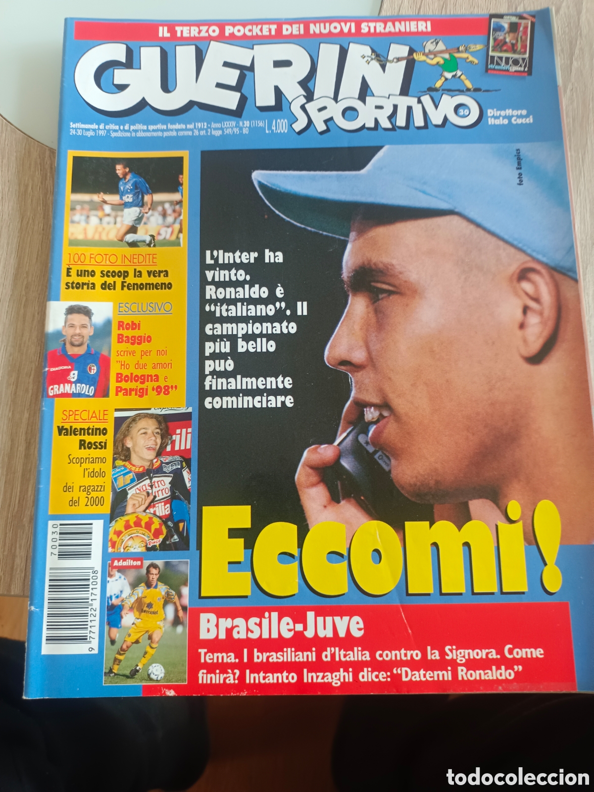 Sports collectibles: REVISTA FUTBOL ITALIA GUERIN SPORTIVO.N&deg;30. 1997. 84 PAGINAS. EXCELENTE ESTADO