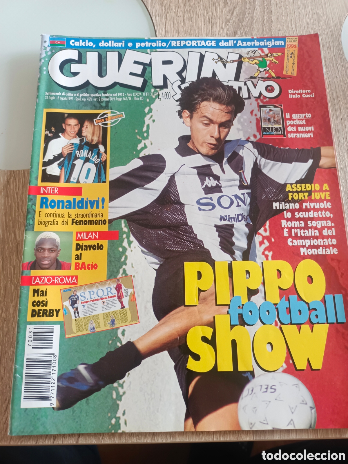 Sports collectibles: REVISTA FUTBOL ITALIA GUERIN SPORTIVO.N&deg;31. 1997. 84 PAGINAS. EXCELENTE ESTADO