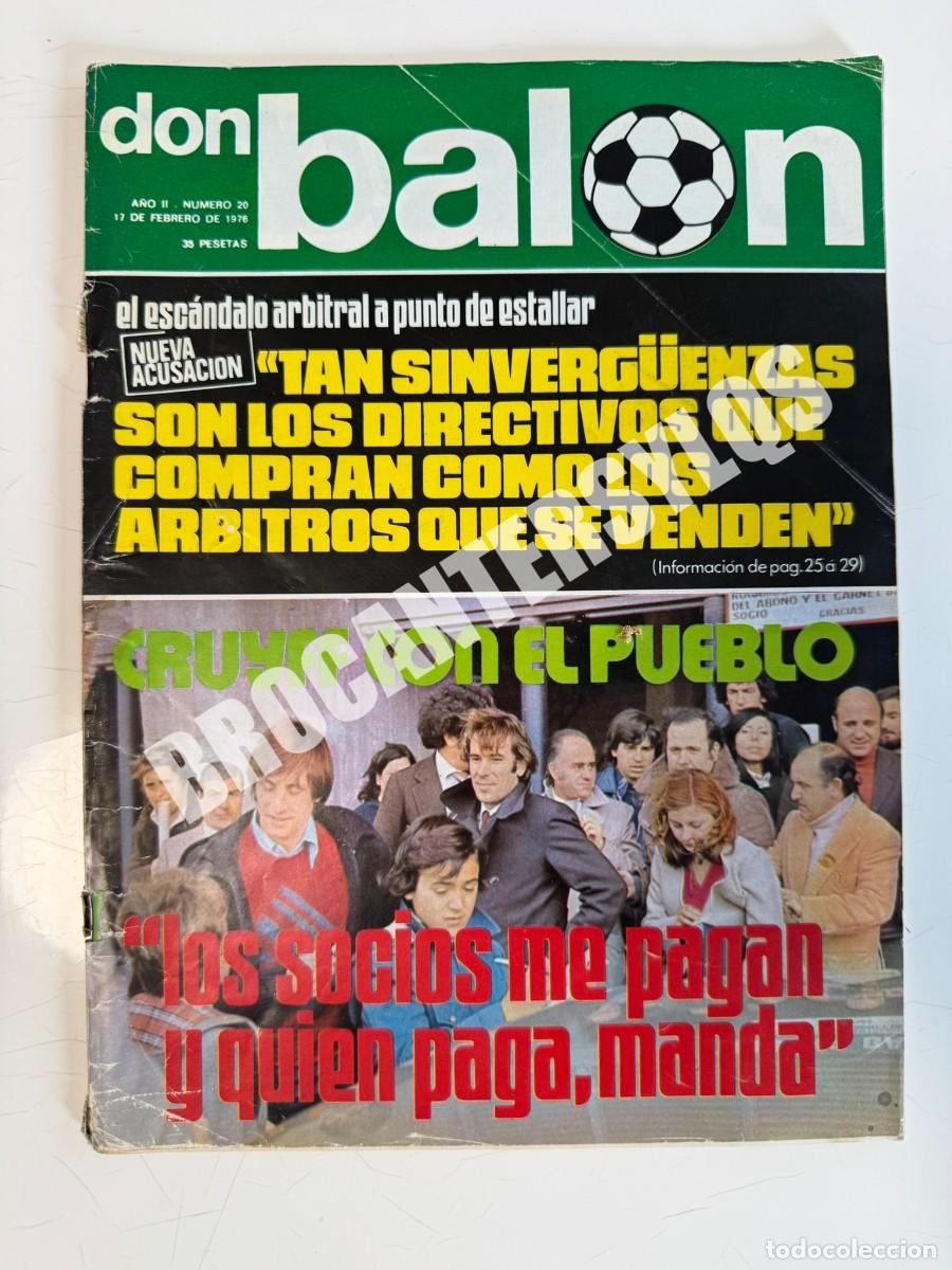 Sports collectibles: DON BALON N&ordm;20 (1976)