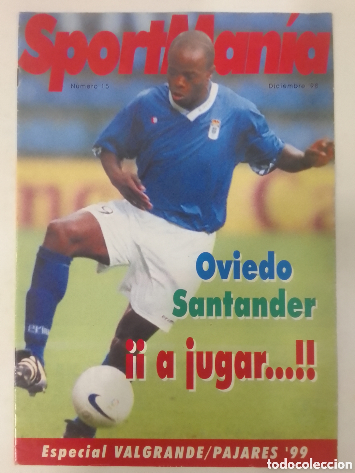Coleccionismo deportivo: Revista SportMan&iacute;a n&deg; 15 Diciembre '98 Oviedo - Santander.