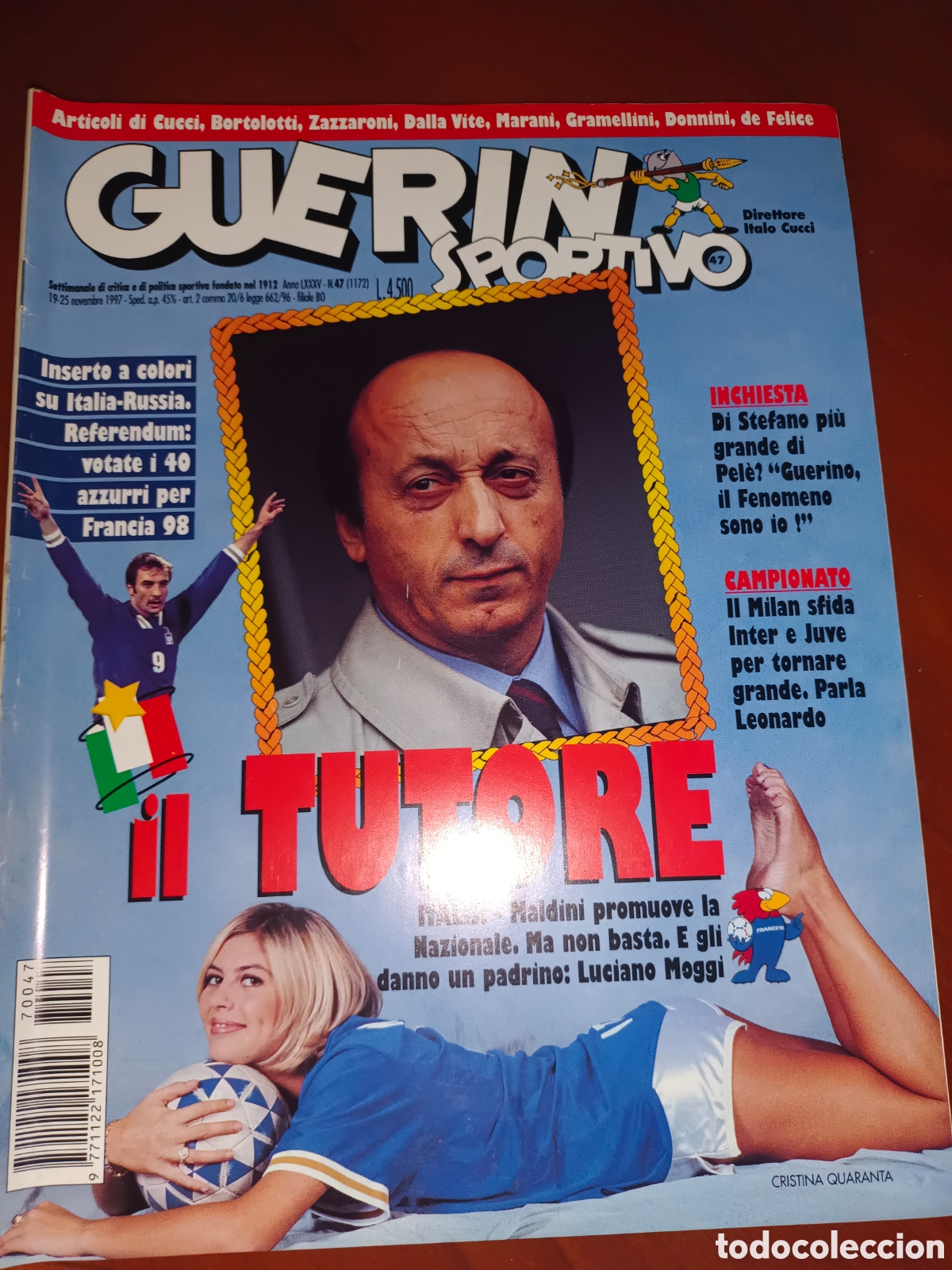 Colecionismo desportivo: REVISTA FUTBOL ITALIA GUERIN SPORTIVO.N&deg;47.1997. 100 PAGINAS. EXCELENTE ESTADO
