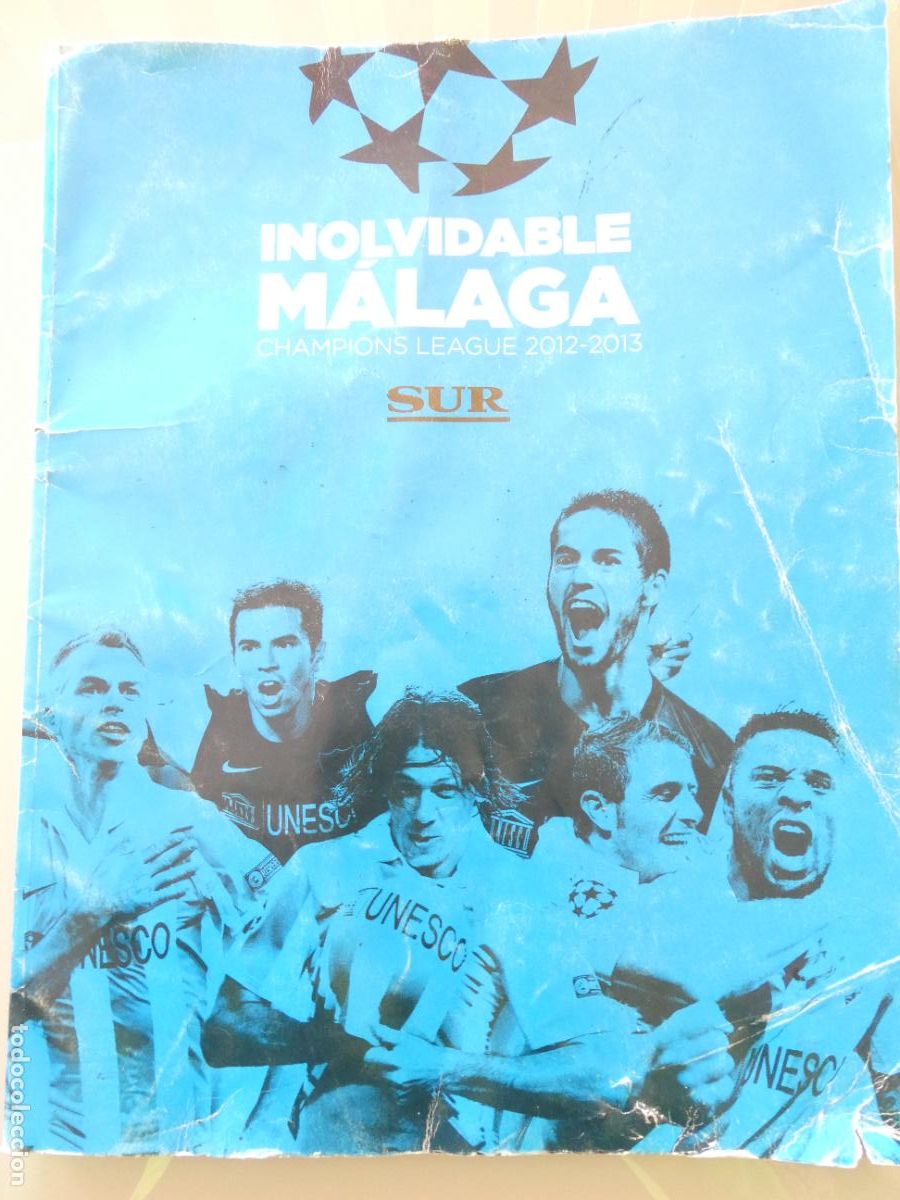 Sammelleidenschaft Sport: SUPLEMENTO ESPECIAL DIARIO SUR M&Aacute;LAGA CLUB DE F&Uacute;TBOL CHAMPIONS LEAGUE 2012 2013. 162P. 480GR