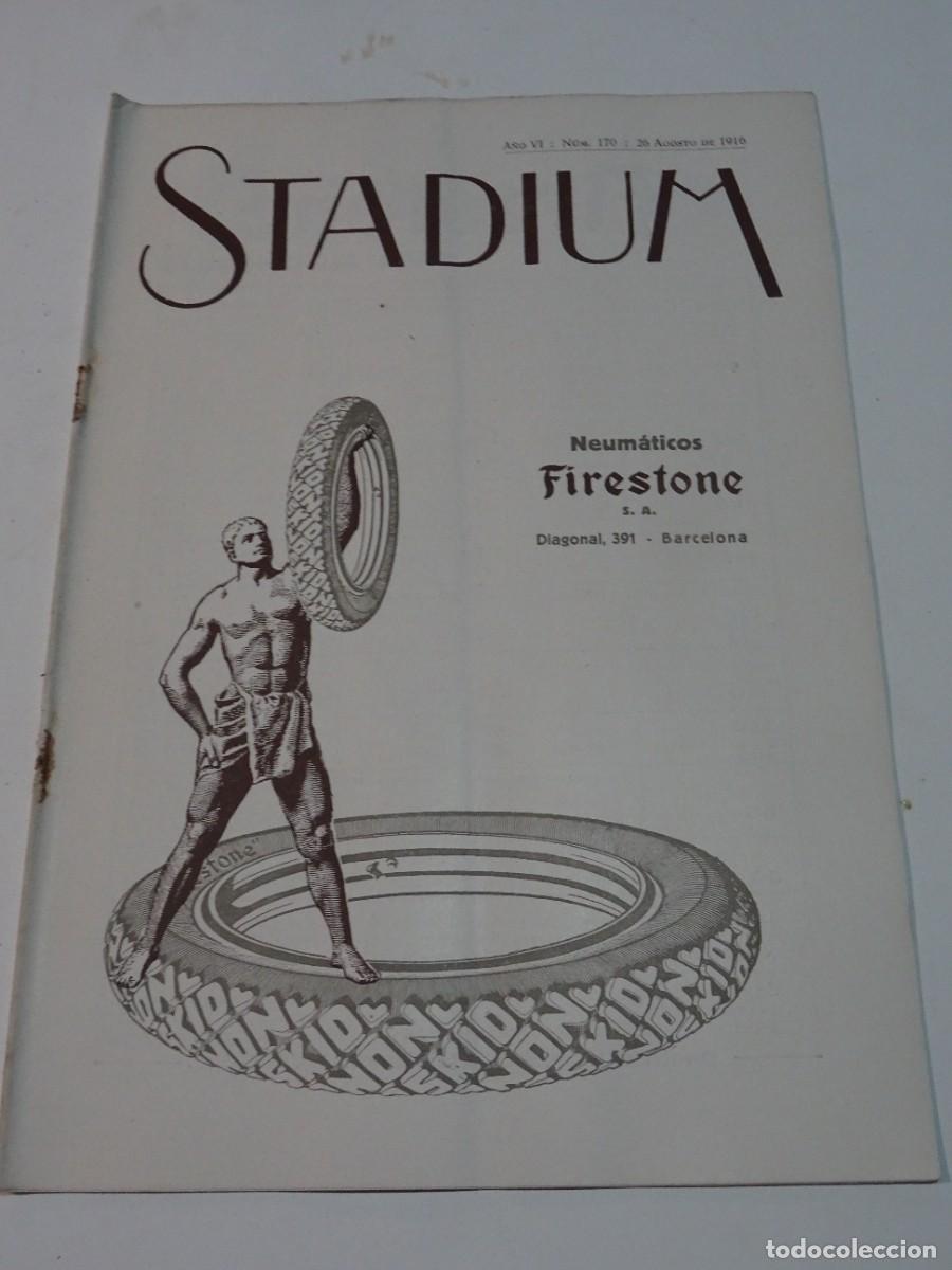 Coleccionismo deportivo: STADIUM A&Ntilde;O VI N.170 AGOSTO 1916 REP&Uacute;BLICA DE ANDORRA - CAMPEONATO ATL&Eacute;TICOS RFAC