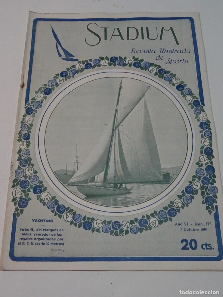 Coleccionismo deportivo: STADIUM A&Ntilde;O VI N.176 OCTUBRE 1916 CAZA DEL JABAL&Iacute; EN CATALU&Ntilde;A - DEPORTES EN SAN SEBASTIAN