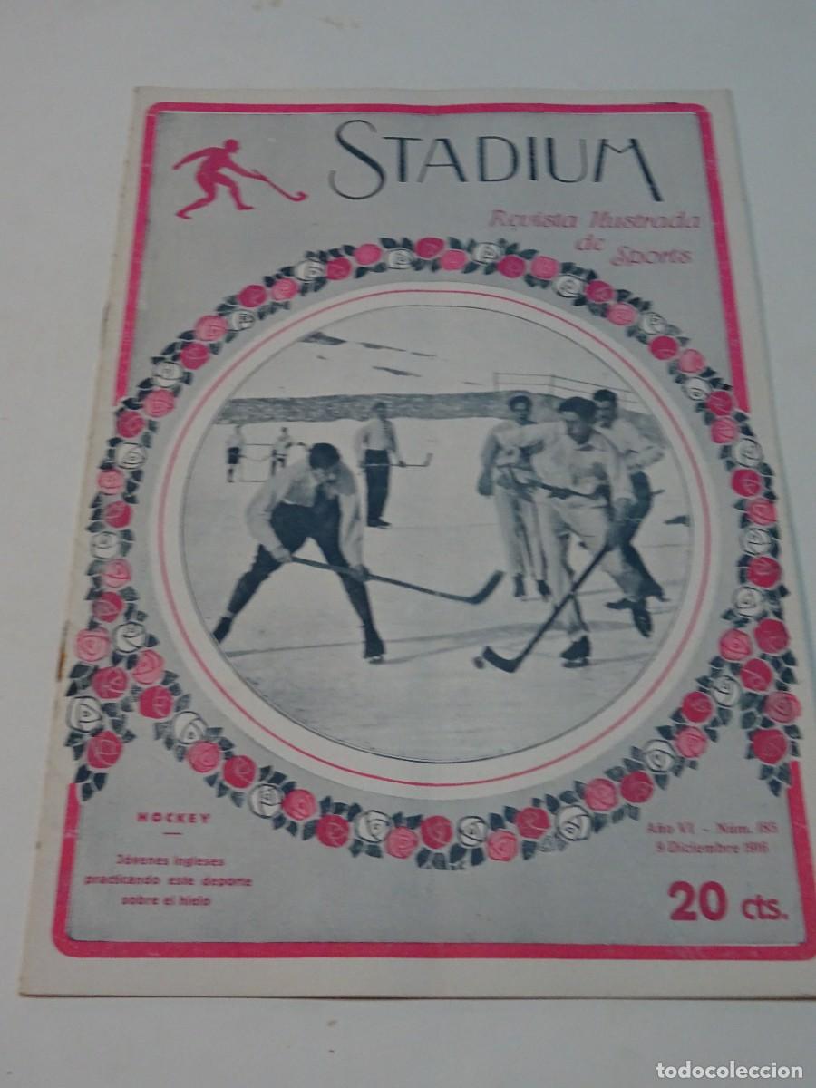 Coleccionismo deportivo: STADIUM A&Ntilde;O VI N.185 DICIEMBRE 1916 CAMPEOTA CATALU&Ntilde;A ESPA&Ntilde;A / FC BARCELONA - ESPA&Ntilde;OL / ATHLETIC