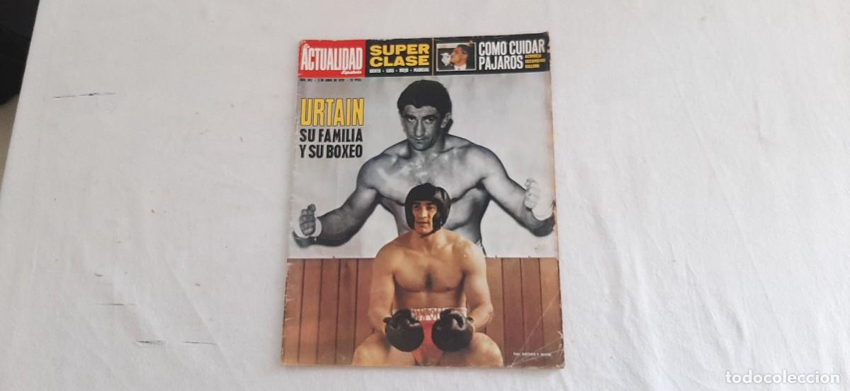 Coleccionismo deportivo: REVISTA ACTUALIDAD.BOXEADOR URTAIN