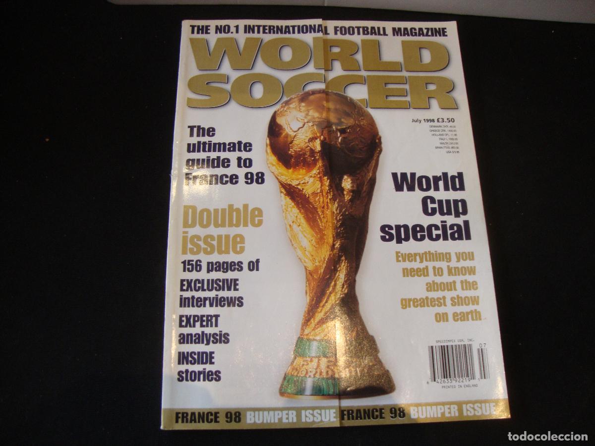 Collezionismo sportivo: REVISTA WORLD SOCCER FUTBOL JULY 1998 EN INGLES
