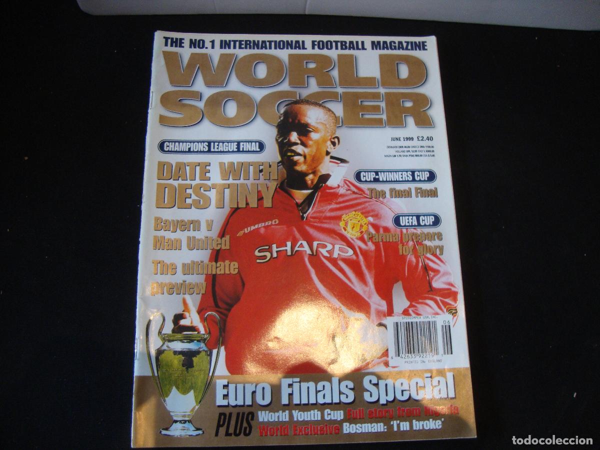 Coleccionismo deportivo: REVISTA WORLD SOCCER FUTBOL JUNE 1999 INGLES