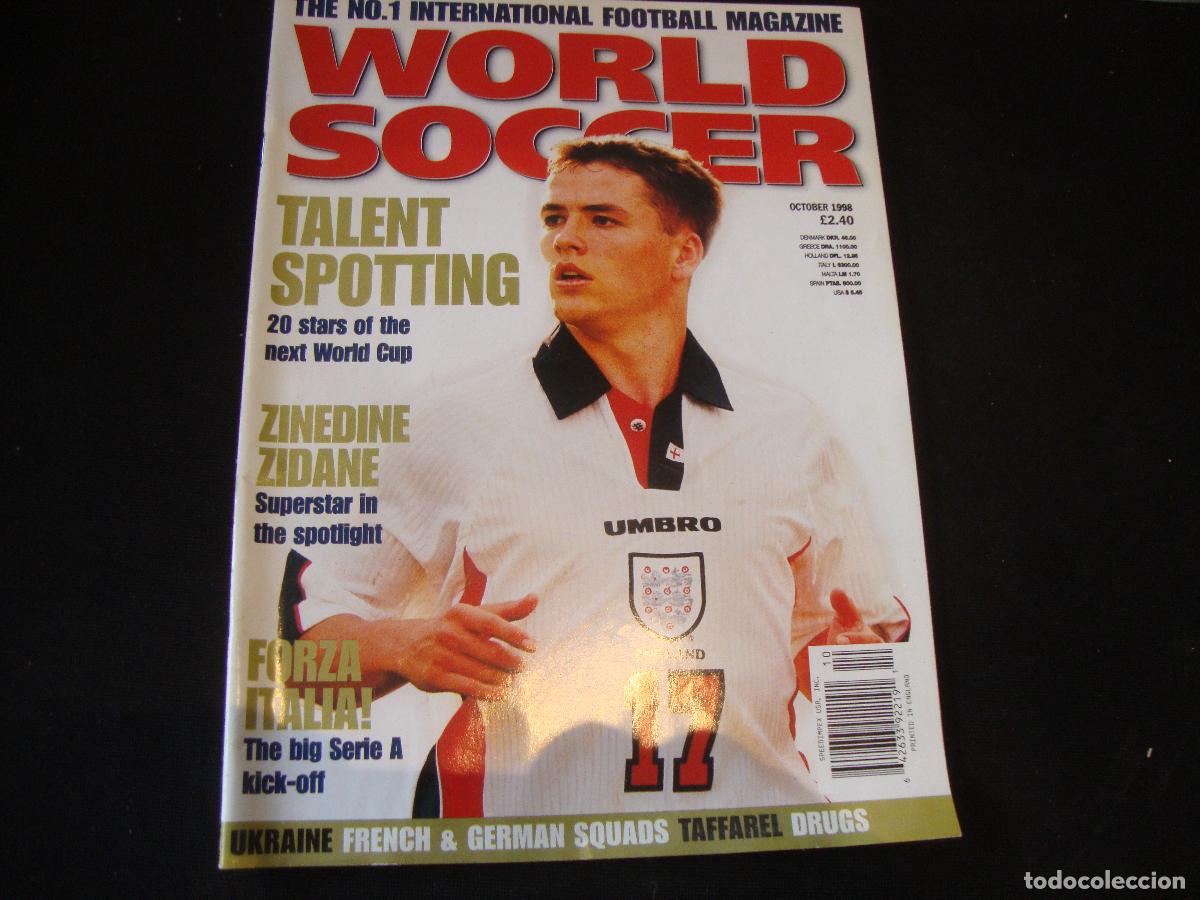 Coleccionismo deportivo: REVISTA WORLD SOCCER FUTBOL OCTOBER 1998 INGLES