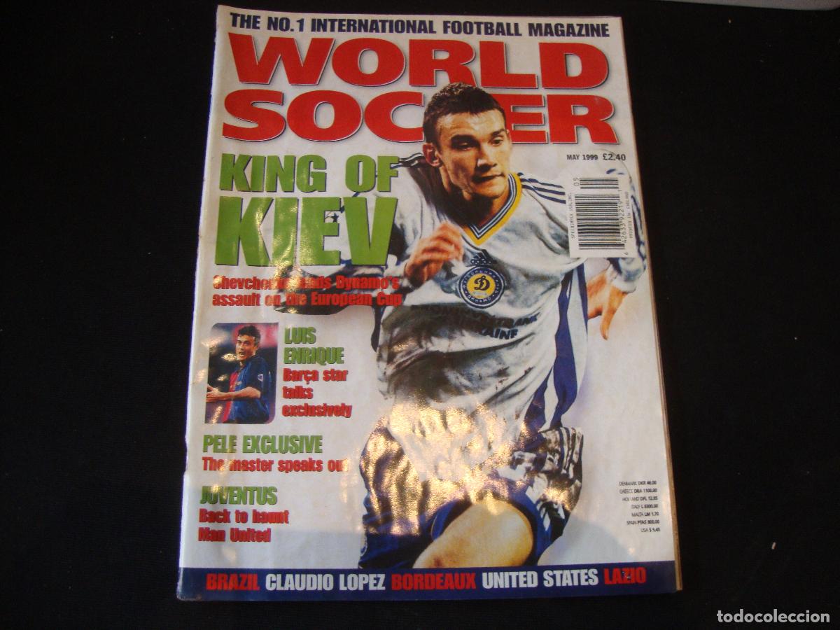 Coleccionismo deportivo: REVISTA WORLD SOCCER FUTBOL MAY 1999 INGLES