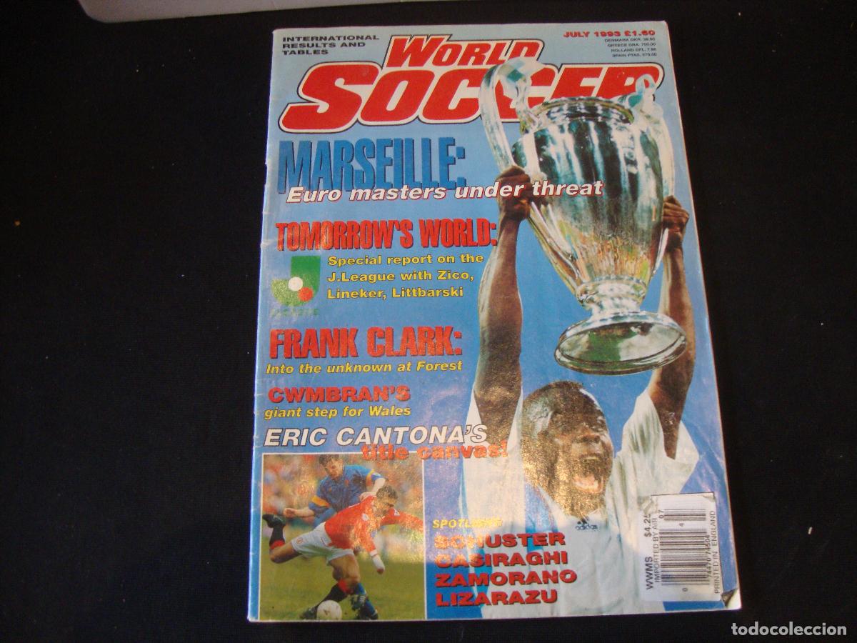 Coleccionismo deportivo: REVISTA WORLD SOCCER FUTBOL JULY 1993 INGLES