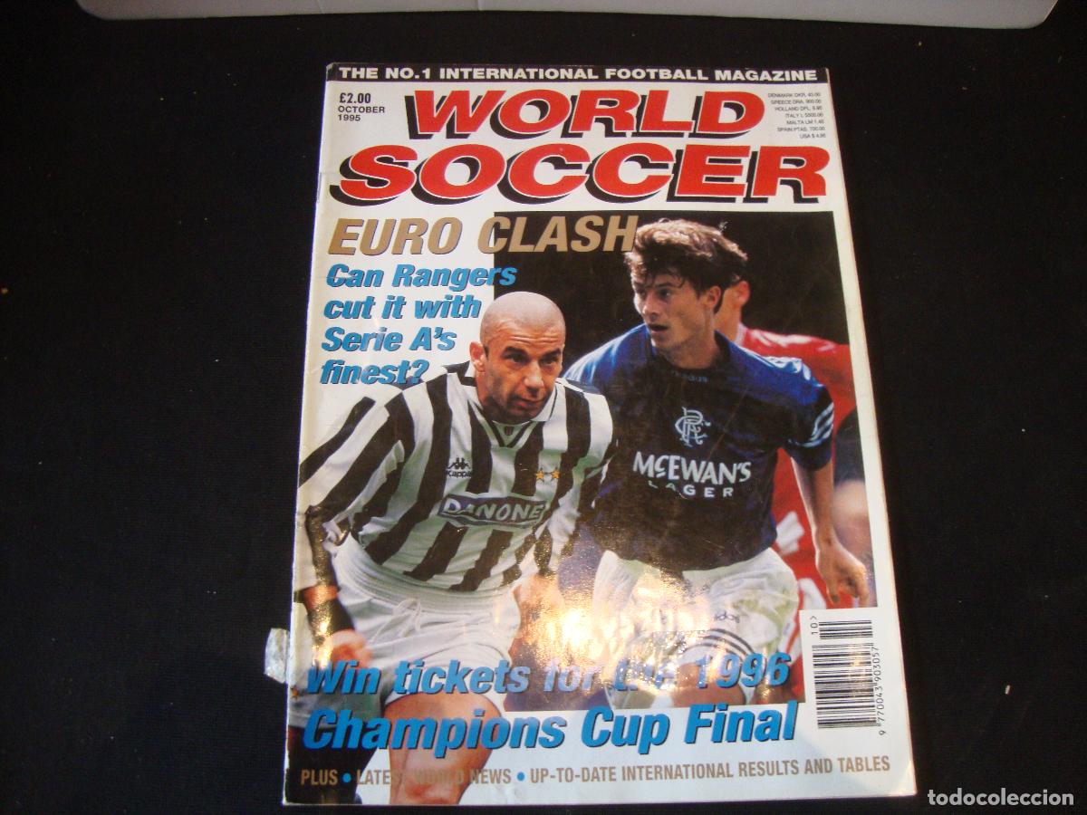 Collezionismo sportivo: REVISTA WORLD SOCCER FUTBOL OCTOBER 1995 INGLES