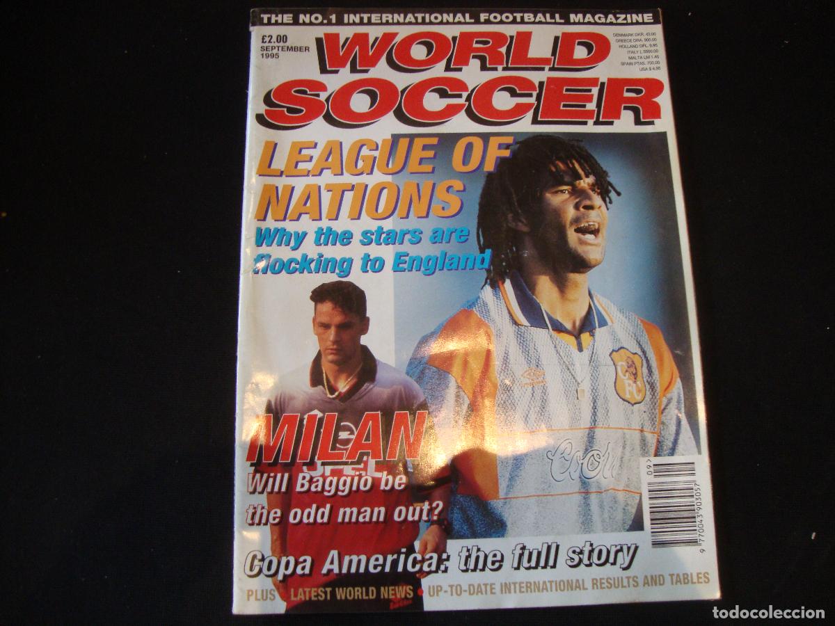 Collezionismo sportivo: REVISTA WORLD SOCCER FUTBOL SEPTEMBER 1995 INGLES