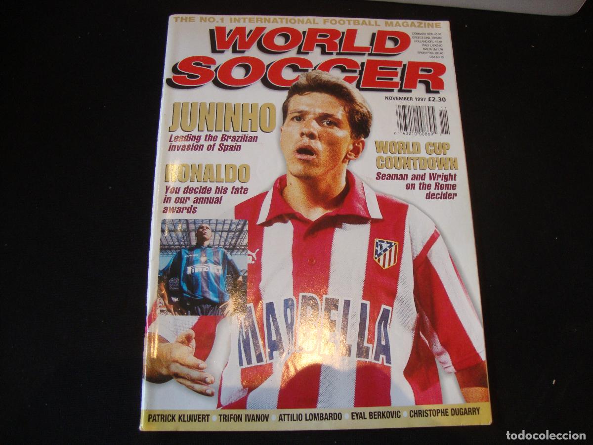 Collezionismo sportivo: REVISTA WORLD SOCCER FUTBOL NOVEMBER 1997 INGLES