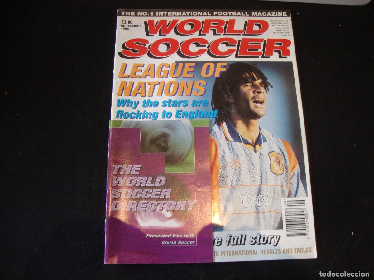 Collezionismo sportivo: REVISTA WORLD SOCCER FUTBOL SEPTEMBER 1995 INGLES