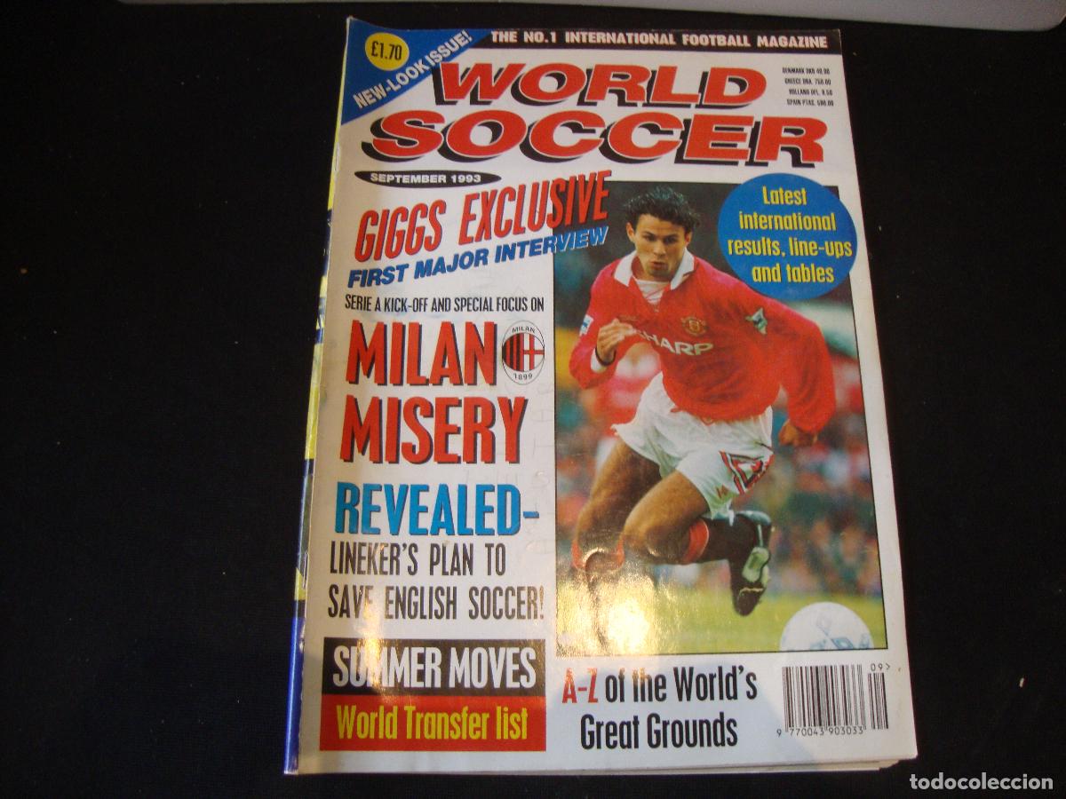 Collezionismo sportivo: REVISTA WORLD SOCCER FUTBOL SEPTEMBER 1993 INGLES