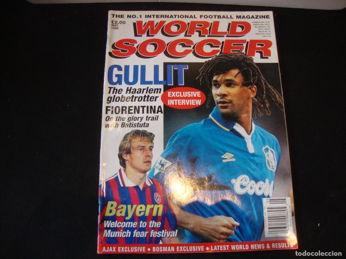 Collezionismo sportivo: REVISTA WORLD SOCCER FUTBOL MAY 1996 INGLES