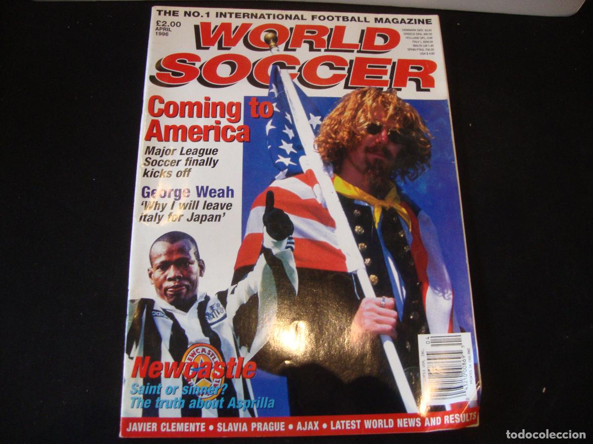 Collezionismo sportivo: REVISTA WORLD SOCCER FUTBOL APRIL 1996 INGLES