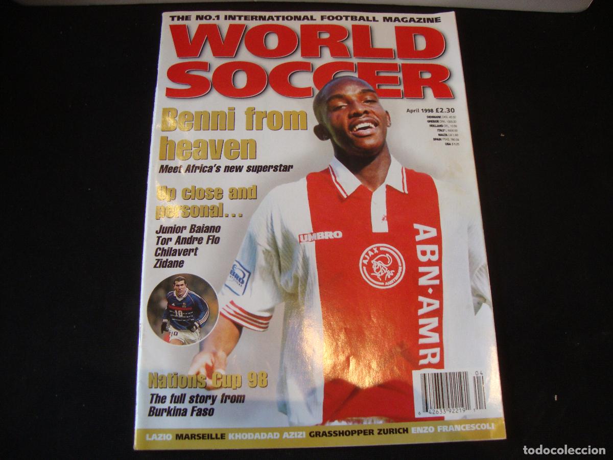 Collezionismo sportivo: REVISTA WORLD SOCCER FUTBOL APRIL 1998 INGLES