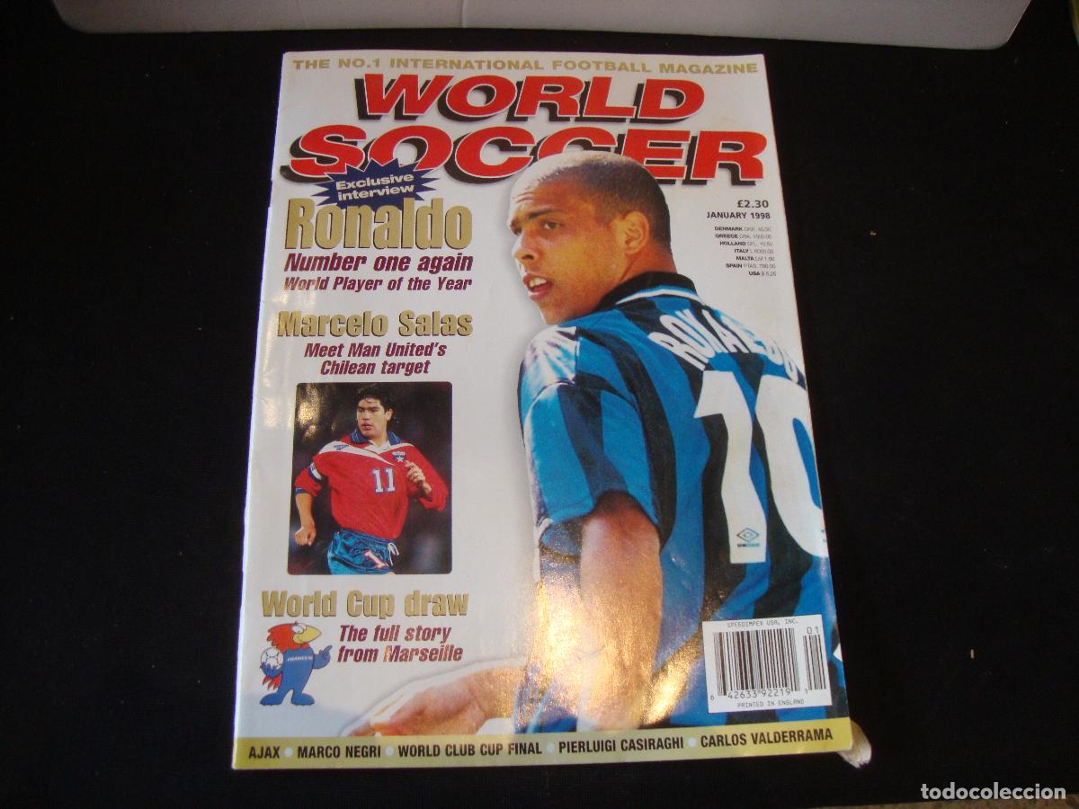 Collezionismo sportivo: REVISTA WORLD SOCCER FUTBOL JANUARY 1998 INGLES