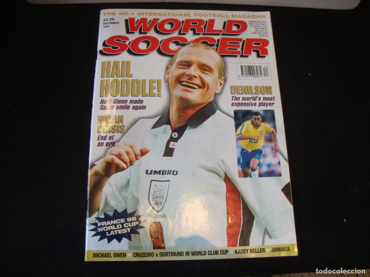 Colecionismo desportivo: REVISTA WORLD SOCCER FUTBOL DECEMBER 1997 INGLES