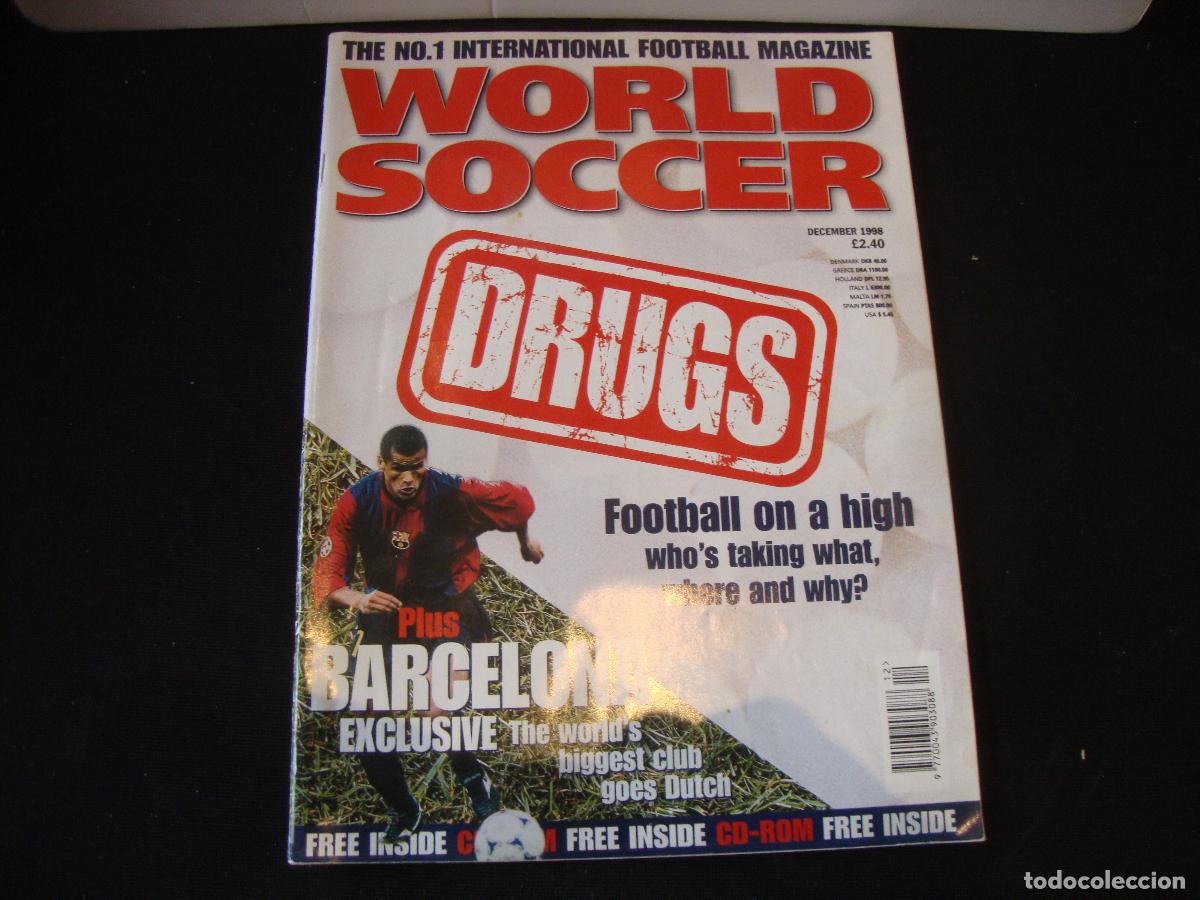 Colecionismo desportivo: REVISTA WORLD SOCCER FUTBOL DECEMBER 1998 INGLES