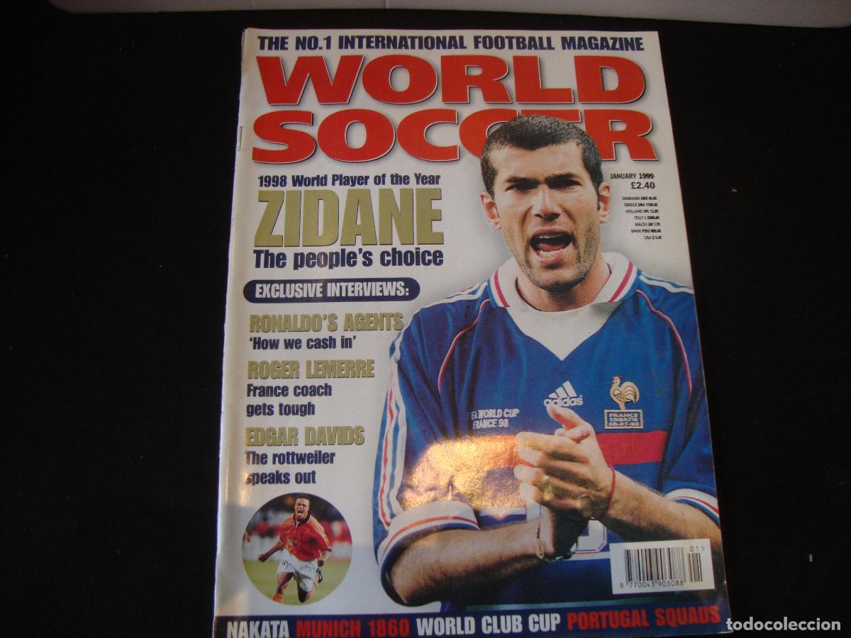 Collezionismo sportivo: REVISTA WORLD SOCCER FUTBOL JANUARY 1999 INGLES