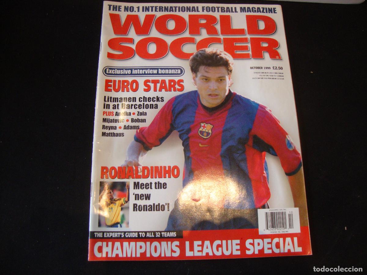 Coleccionismo deportivo: REVISTA WORLD SOCCER FUTBOL OCTOBER 1999 INGLES