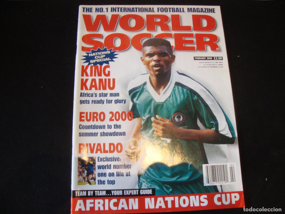 Collezionismo sportivo: REVISTA WORLD SOCCER FUTBOL FEBRUARY 2000 INGLES