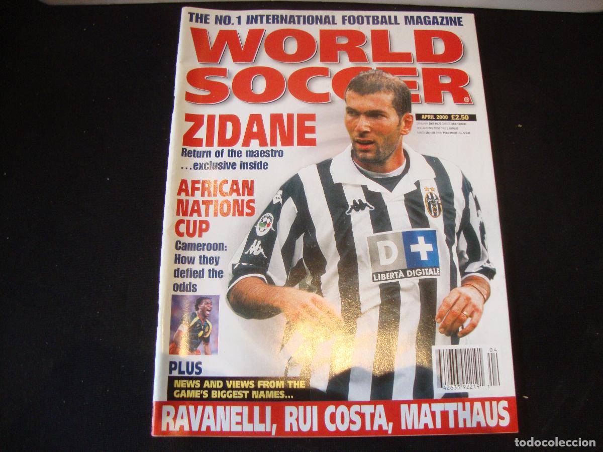 Collezionismo sportivo: REVISTA WORLD SOCCER FUTBOL APRIL 2000 INGLES
