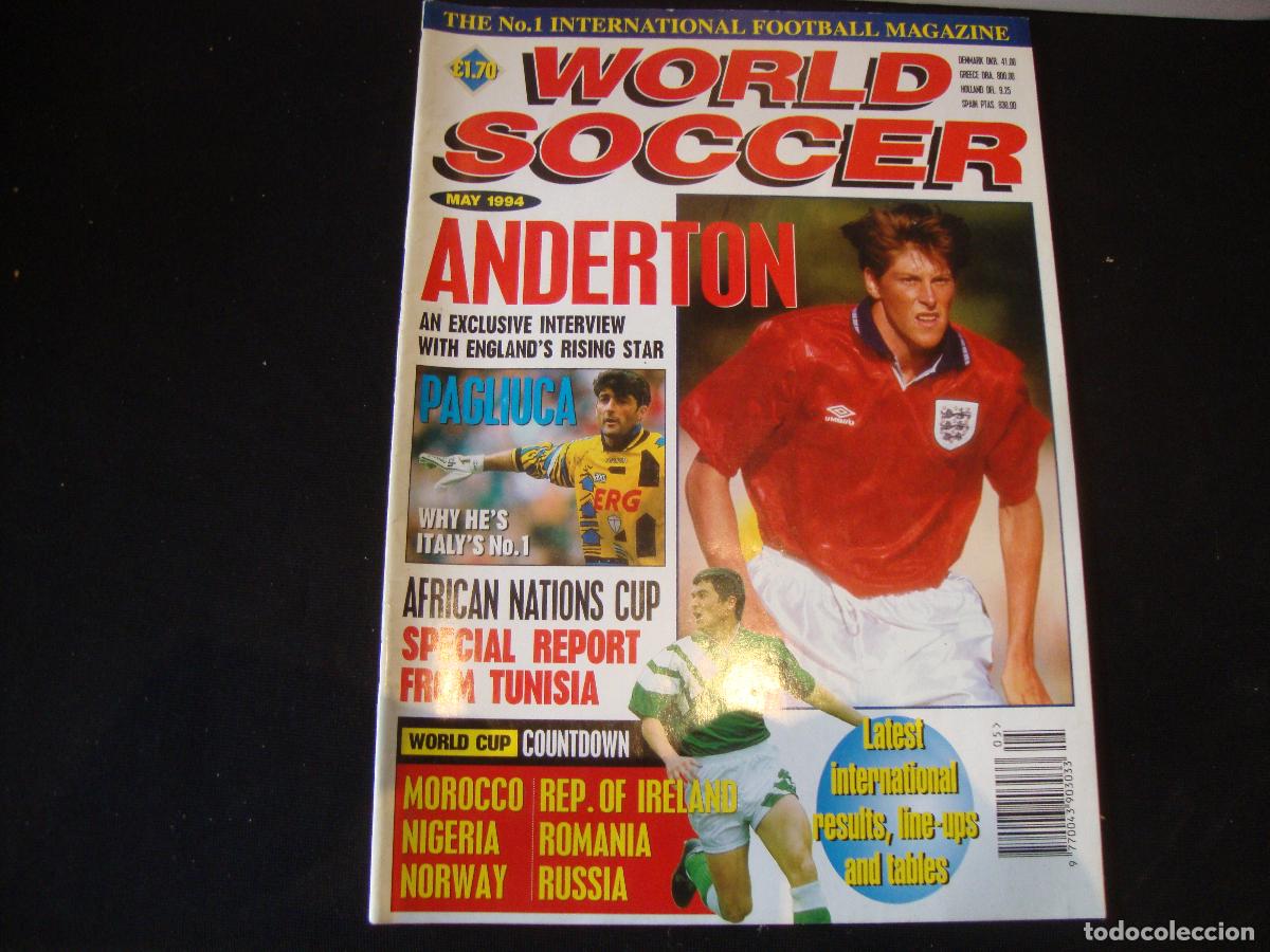 Collezionismo sportivo: REVISTA WORLD SOCCER FUTBOL MAY 1994 INGLES