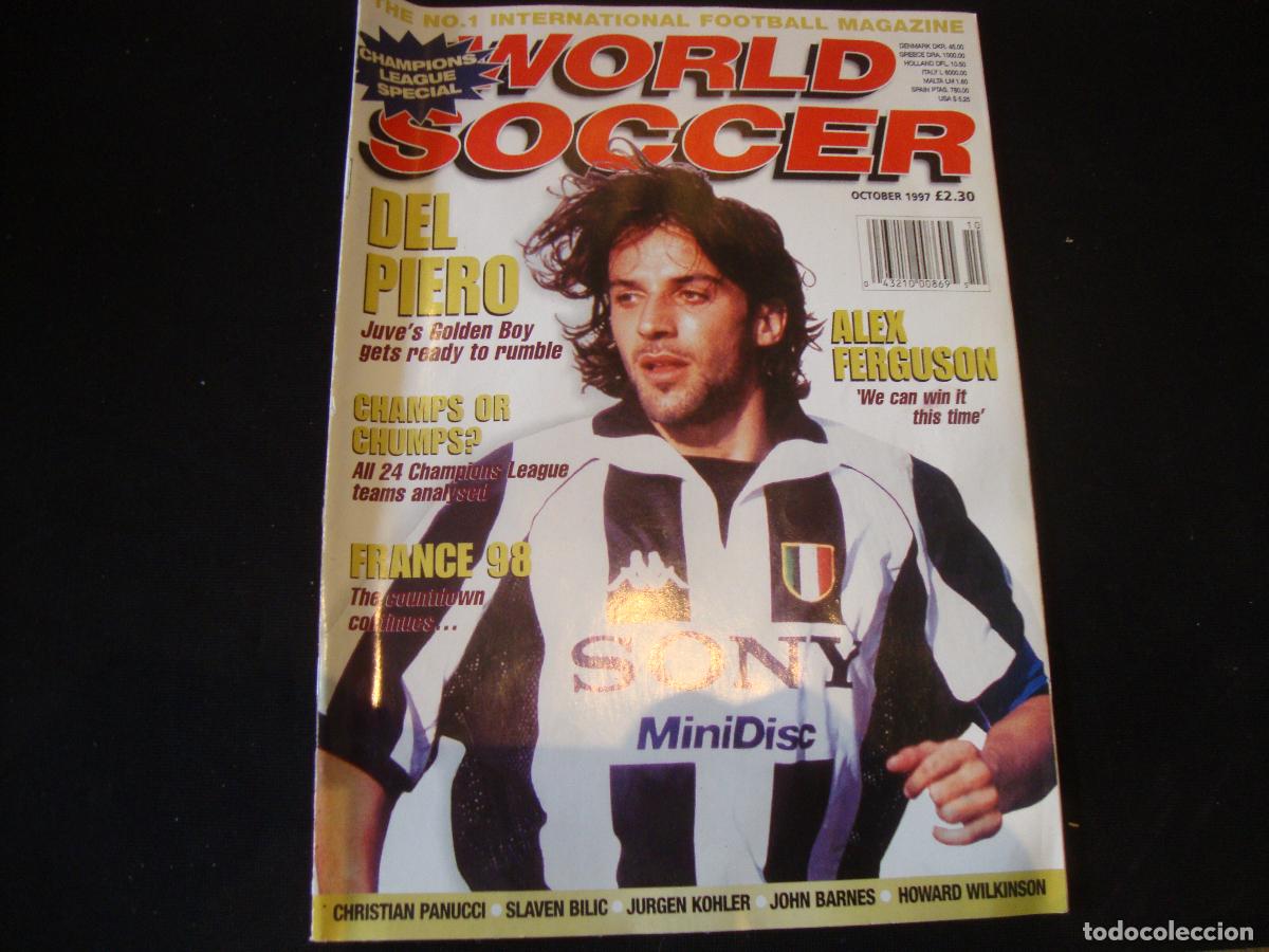 Coleccionismo deportivo: REVISTA WORLD SOCCER FUTBOL OCTOBER 1997 INGLES