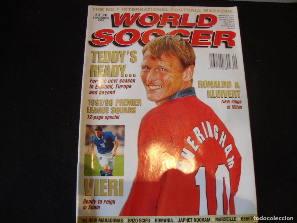 Coleccionismo deportivo: REVISTA WORLD SOCCER FUTBOL SEPTEMBER 1997 INGLES