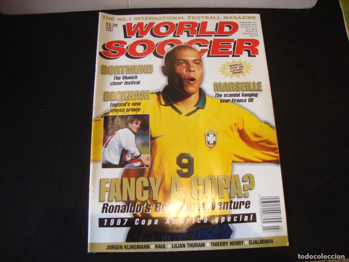 Coleccionismo deportivo: REVISTA WORLD SOCCER FUTBOL JULY 1997 INGLES