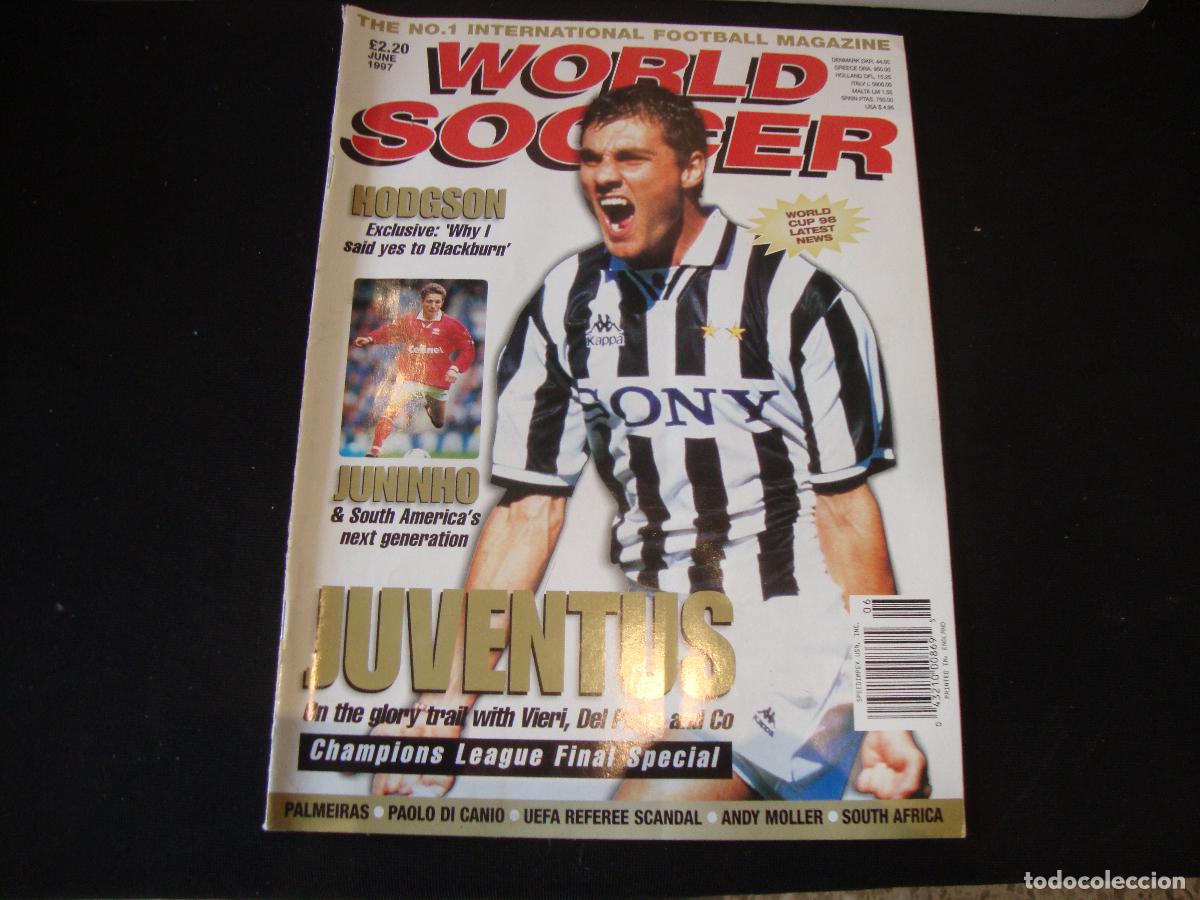 Coleccionismo deportivo: REVISTA WORLD SOCCER FUTBOL JUNE 1997 INGLES
