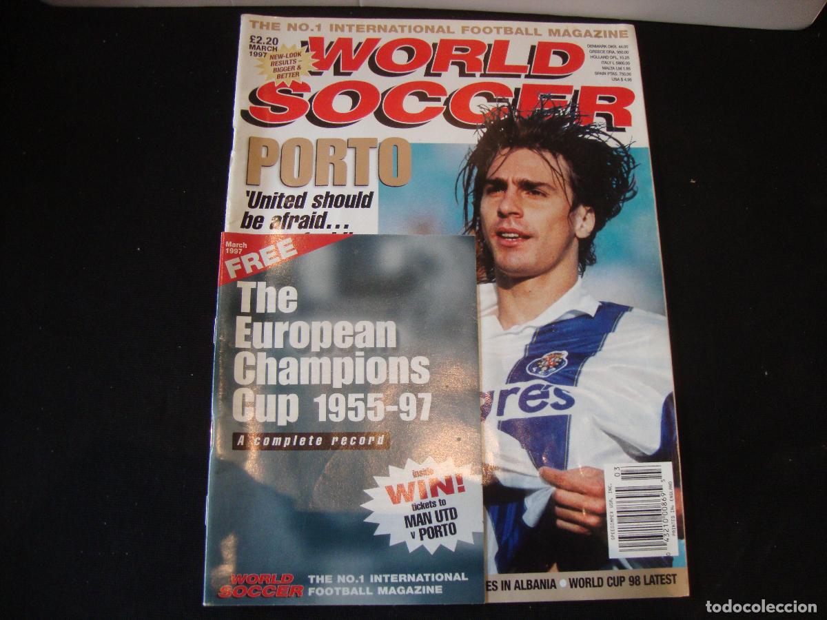 Coleccionismo deportivo: REVISTA WORLD SOCCER FUTBOL MARCH 1997 INGLES