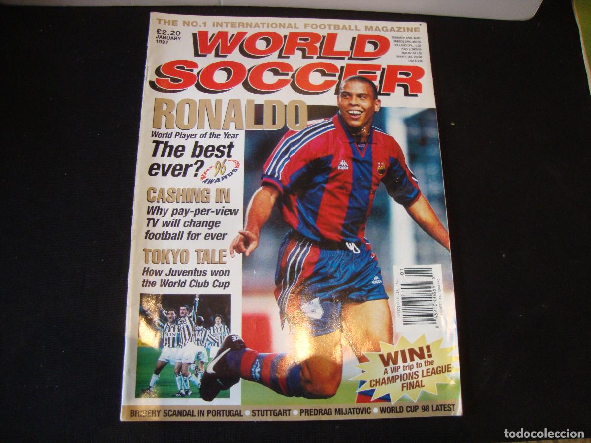 Coleccionismo deportivo: REVISTA WORLD SOCCER FUTBOL JANUARY 1997 INGLES