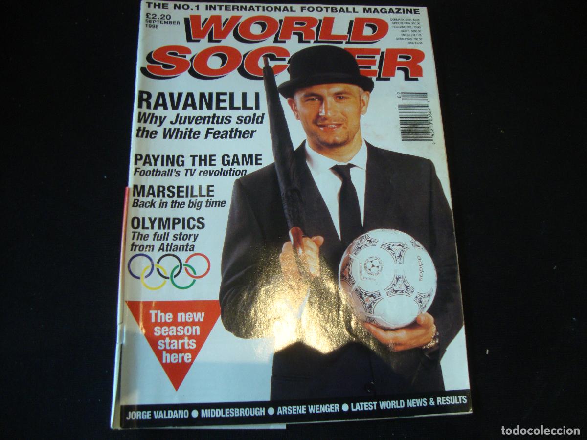 Coleccionismo deportivo: REVISTA WORLD SOCCER FUTBOL SEPTEMBER 1996 INGLES