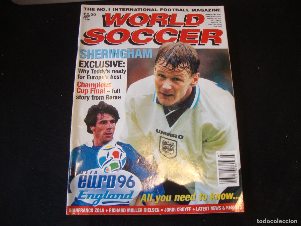 Coleccionismo deportivo: REVISTA WORLD SOCCER FUTBOL JULY 1996 INGLES