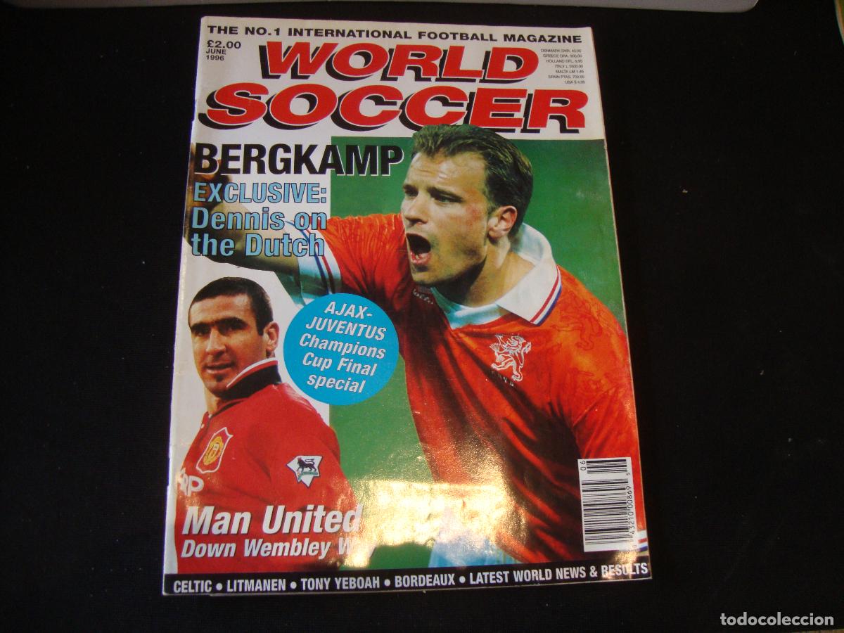 Coleccionismo deportivo: REVISTA WORLD SOCCER FUTBOL JUNE 1996 INGLES