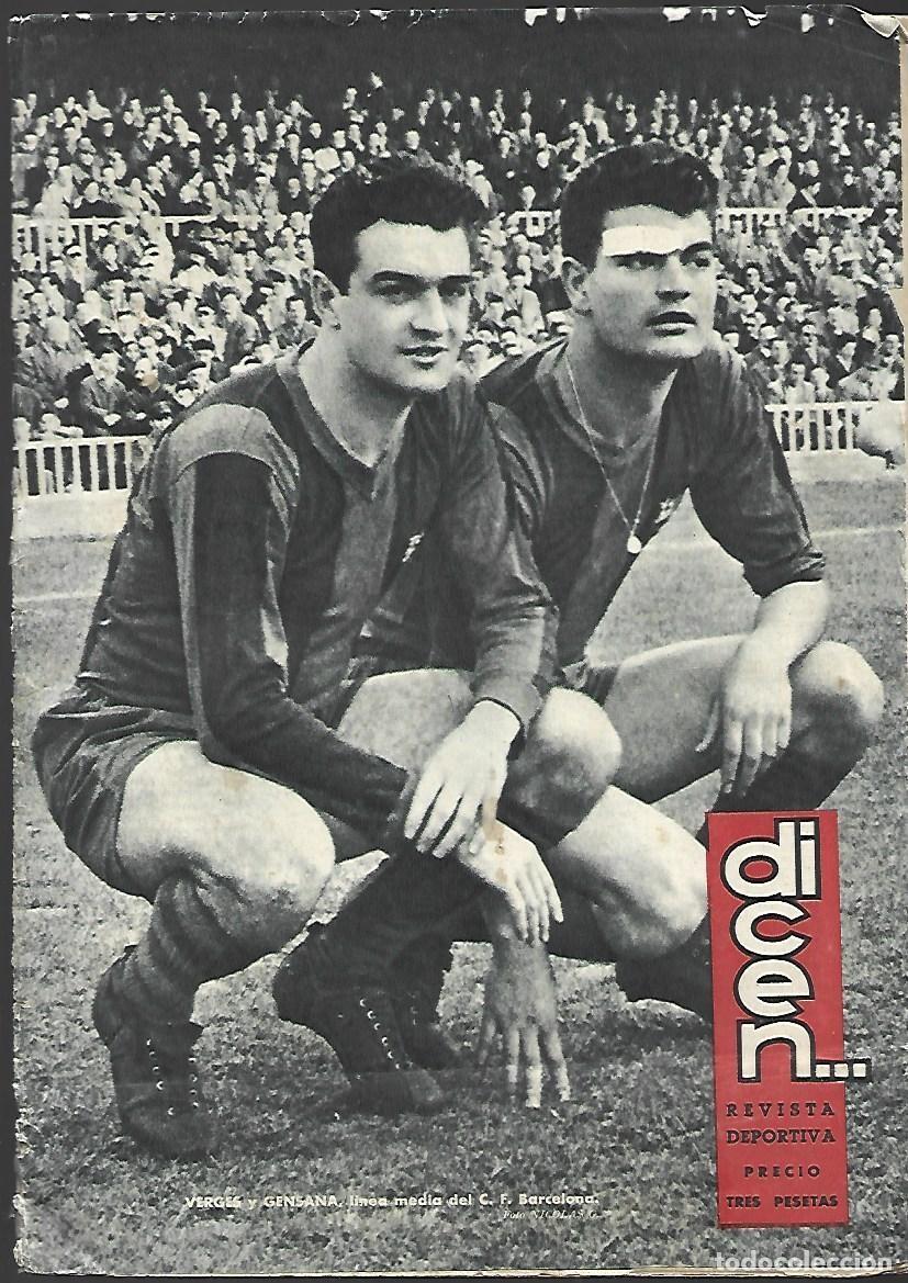 Collezionismo sportivo: Revista Dicen, 277, 1958, buen estado