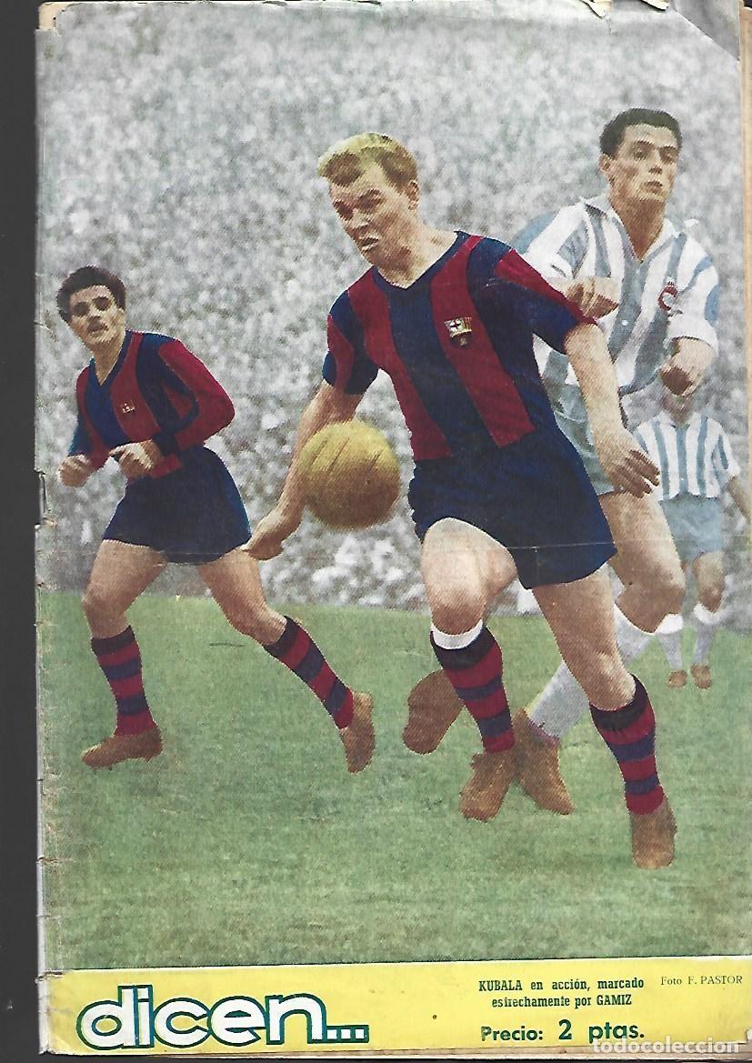 Coleccionismo deportivo: Revista Dicen, 135, 1955, Kubala