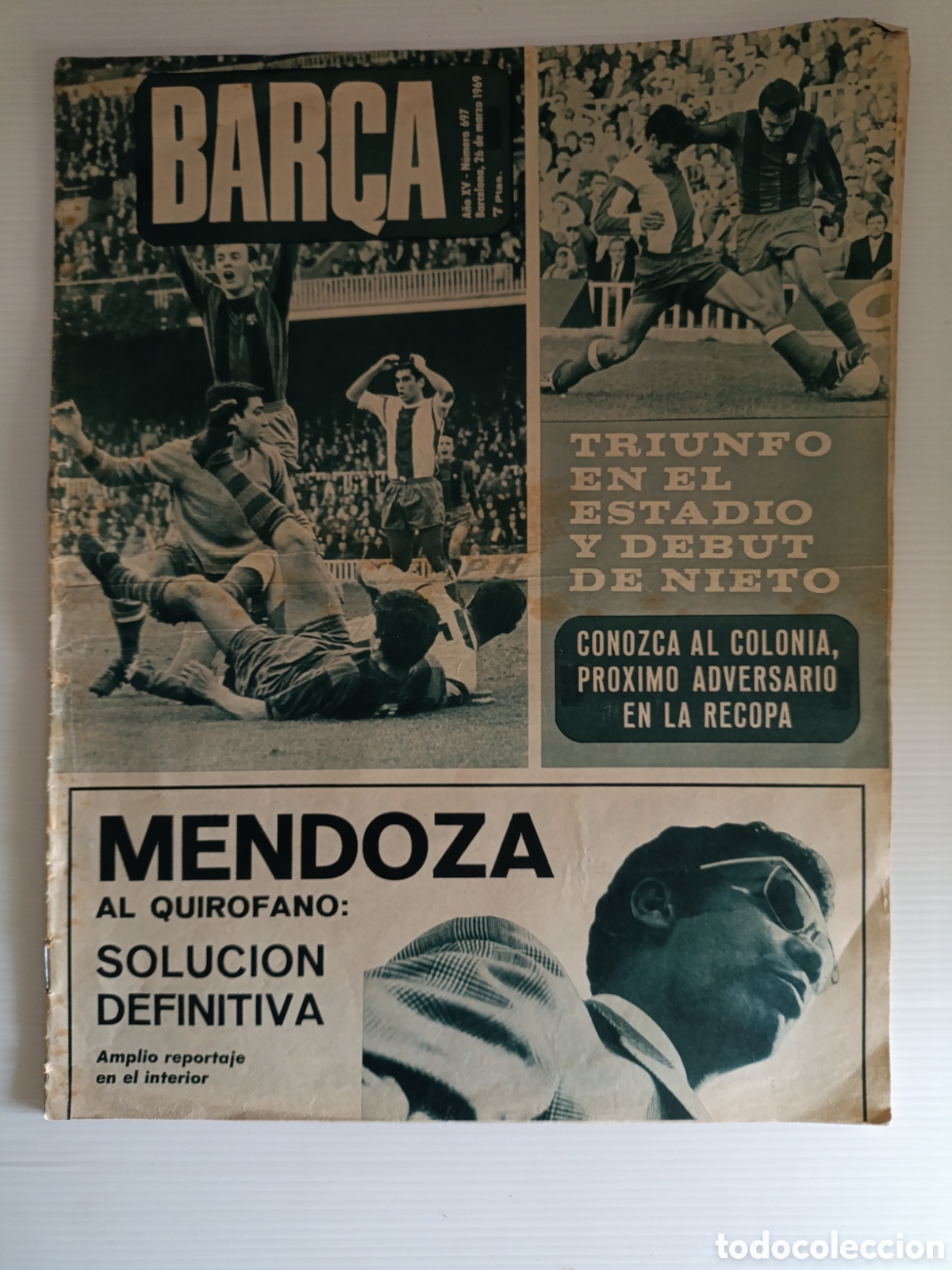 Coleccionismo deportivo: Revista Barcelonista N&uacute;m 697