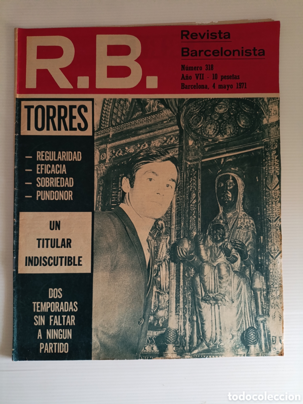 Coleccionismo deportivo: Revista Barcelonista N&uacute;m 318